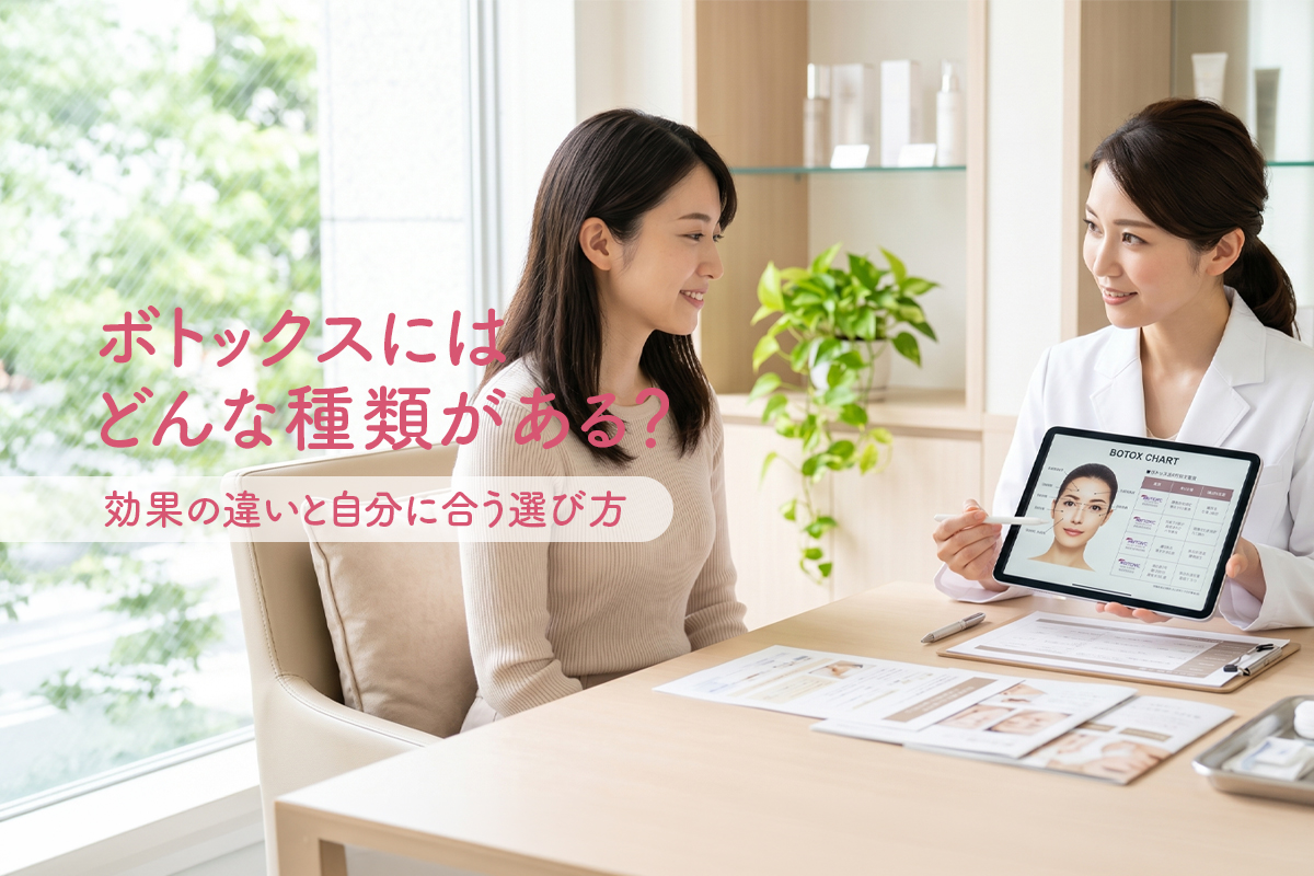 ボトックスにはどんな種類がある？効果の違いと自分に合う選び方