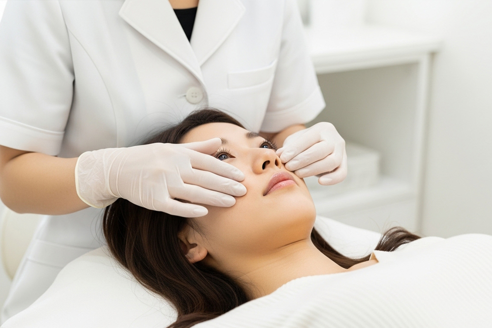 美容クリニックでの鼻下ニキビの治療法の例