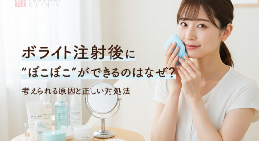 ボライト注射後に“ぼこぼこ”ができるのはなぜ？考えられる原因と正しい対処法
