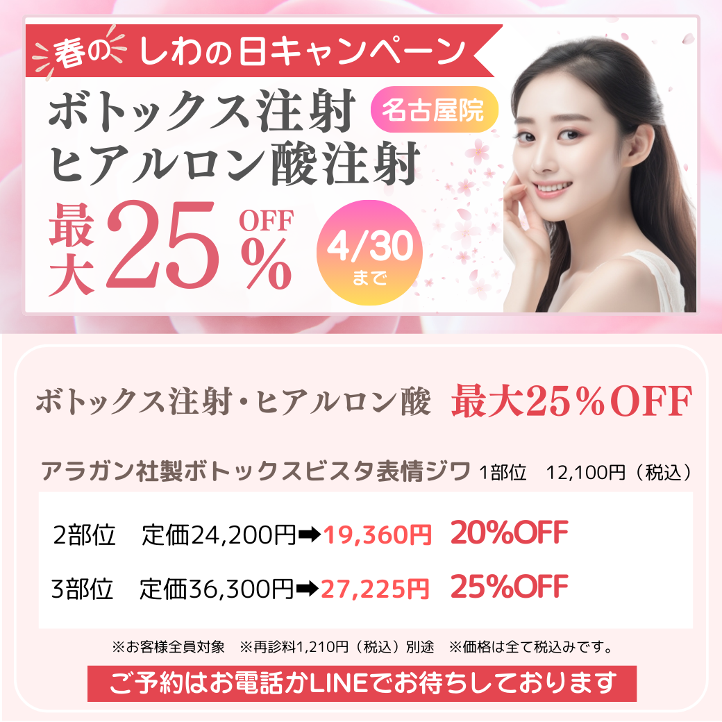 【名古屋院】４月のキャンペーン