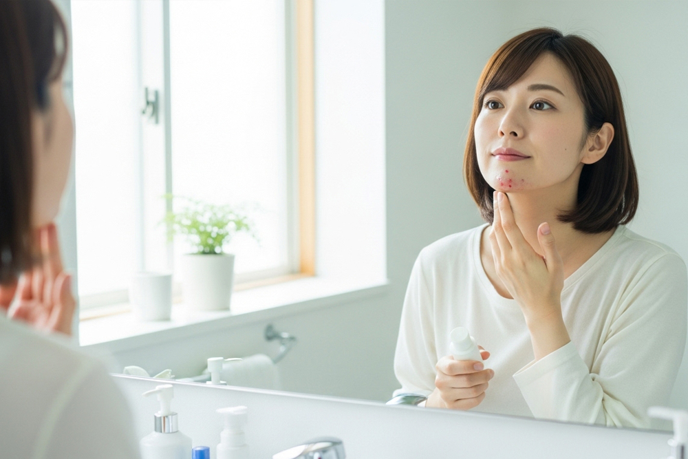 顎ニキビはなぜ繰り返す? 肌の内外に潜む本当の原因