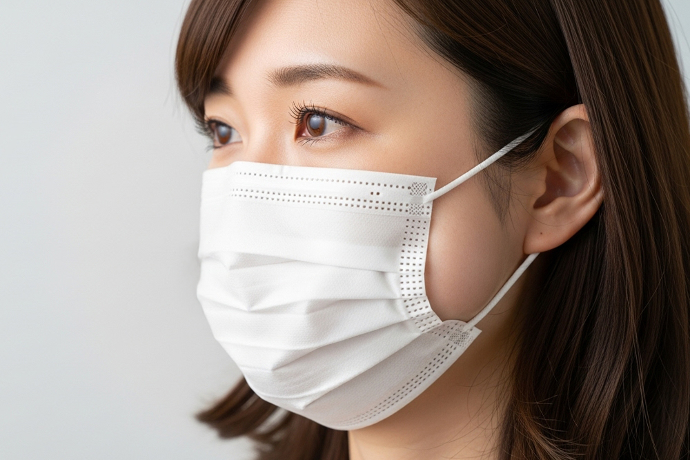 頬肉がマスク下で目立つ本当の原因を知る

「マスクをしているとなんだか頬の肉がマスクからはみ出てる」そんな経験ありませんか。マスクをしてても気になる頬肉の原因は実はひとつではないんです。その原因を知り、適切なアプローチを行う準備をしましょう。

むくみ・脂肪・筋力低下をセルフチェック

頬肉が目立つ原因は、見た目では一見わかりづらくても、「むくみ」「脂肪」「筋力低下」という3つのタイプに分けて考えると、自分の状態が見えてきます。まずは鏡の前に立って、顔全体の輪郭と左右差、肌の質感を観察してみましょう。

むくみが原因の場合は、朝と夕方でフェイスラインが変わる、頬を指で押すとゆっくり戻る、といった特徴が見られます。塩分の多い食事や水分不足、長時間同じ姿勢をとる生活が影響していることもあります。

脂肪によるボリューム感が目立つ人は、常に頬がふっくらしていて、触れるとやわらかいのが特徴です。笑ったときにボリュームのある頬に押されて、目が閉じてしまいやすくなるのも特徴です。体全体の体脂肪率も高めで、ダイエットと連動して頬の印象が変わる場合が多いです。運動不足や高カロリーの食生活が積み重なると、顔に脂肪がつきやすくなります。

筋力低下タイプは、年齢にかかわらず、表情を動かす習慣が少ない人に多く見られます。笑顔をつくっても頬がうまく持ち上がらなかったり、口角が下がりがちだったりする場合は、表情筋の衰えが原因かもしれません。

このように、自分の頬肉がどのタイプに当てはまるのかを知ることで、ケアの方向性も見えてきます。まずは簡単なセルフチェックから始めて、最適なアプローチを探ってみましょう。

姿勢崩れがフェイスラインをぼかすメカニズム

「顔のたるみは年齢のせい」と思われがちですが、実は日々の姿勢が頬肉の目立ちやフェイスラインのもたつきに深く関係しています。特に長時間のデスクワークやスマホ操作でうつむいた姿勢が続くと、頭の重みを支える首・肩まわりの筋肉がこり固まり、顔全体が下方向に引っ張られやすい状態になります。

さらに、肩が内側に巻き込まれる猫背姿勢では、首まわりのリンパの流れも滞りやすくなり、顔のむくみやぼやけたフェイスラインを助長する原因にもなります。

一見、フェイスラインのぼやけや頬肉のボリュームとは無関係に思える「姿勢」ですが、実はマスク下の頬肉が目立つ原因の根本にあることも少なくありません。デスクワークが多い人は、こまめに背筋を伸ばす意識を持ったり、1日1回は姿勢リセットのストレッチを取り入れたりするだけでも、顔の印象に変化が現れやすくなります。

顔を変えたいなら体から整えるという視点で、日常の姿勢を見直すことが、シャープなフェイスラインへの第一歩です。

20代後半の代謝変化と顔太りの関係

「最近、なんとなく顔が丸くなってきた気がする…」そんな違和感を抱きはじめるのが、20代後半のタイミングです。この時期は、見た目にはあまり変化がなくても、体の内側では“基礎代謝の低下”が静かに進行しています。10代〜20代前半の頃と比べて、1日の消費エネルギー量が少しずつ減っていくため、同じ生活を続けていても脂肪がつきやすくなるのです。

特に顔は、皮下脂肪がつきやすい部位のひとつです。代謝が下がることで、体全体に脂肪がつきやすくなり、その影響が頬やあご周りに現れると、顔の輪郭がぼやけた印象になってしまったり、マスク下での頬のボリュームに悩んだりすることが多くなります。また、運動量の低下やホルモンバランスの変化も重なり、水分代謝やリンパの流れが滞ってむくみやすくなるのも、顔太りを加速させる要因のひとつです。

この変化は一見ゆるやかですが、放っておくと年々定着しやすく、解消しにくくなるため、「なんとなく太ったかも」と感じた時がケアを始めるベストタイミングなのです。代謝を上げるために、軽い運動や入浴習慣などを取り入れるだけでも、顔まわりの印象に変化が現れやすくなります。

顔太りを年齢のせいで片づけず、「代謝の曲がり角」に早めに気づくことが、将来のフェイスライン維持につながる第一歩です。

通勤中でもOK！マスクに隠れた頬肉を鍛える表情筋エクササイズ

通勤中でもこっそりと頬肉を落とすためのアプローチができたら嬉しいですよね。周りにバレることなくできるトレーニングをご紹介します。

口角アップトレーニングで笑み筋を強化

普段からマスクをして過ごすことが多い方は特に、「フェイスラインがもたついてきた」「口元の緩みが気になり口角を持ち上げにくくなってきた」と年々感じやすくなっていませんか。表情筋を使う頻度が低下すると、頬の皮膚を支えきれず垂れやすくなり、フェイスラインのもたつきにつながります。

表情筋のゆるみが原因でフェイスラインがもたついてきた場合は、「口角アップトレーニング」で笑み筋を鍛えるのがおすすめです。やり方はとても簡単。鏡の前で、左右の口角をギュッと斜め上に持ち上げるように笑顔をつくり、5秒キープ。これを1日5〜10回繰り返すだけでも、笑顔を作るときに使われる口角挙筋や小頬骨筋、大頬骨筋や笑筋などの筋肉に刺激が入り、フェイスラインが引き締まっていきます。

最初はぎこちなく感じても、毎日続けることで筋肉が目覚め、自然な笑顔が戻ってきます。

表情筋の緩みを感じたら、できるだけ早い段階で鍛えるのがポイントです。毎日のスキンケア後や通勤中のひとときを使って、ぜひ習慣にしてみてください。

舌回しシークレットワークで二重顎対策

二重顎が気になってきたけれど、外で顔の運動をするのはちょっと恥ずかしい…そんな方にこそ試してほしいのが「舌回しトレーニング」です。これは、口の中で舌をぐるぐると回すだけの誰にもバレずにできるシークレットワーク。実はこの動き、あご下の筋肉や顔の深層筋にしっかり刺激を与える効果的なエクササイズなんです。

やり方はシンプルで、口を閉じたまま、舌先で歯の表面をなぞるようにゆっくり回すだけ。右回り・左回りそれぞれ10回ずつ行います。たったこれだけで、普段あまり使われていない「舌筋」や「オトガイ筋」が活性化され、二重顎やフェイスラインのたるみにアプローチできます。

舌を動かすことで表情筋の土台が鍛えられるので、口角や頬の引き上げにも良い影響を与えてくれます。テレビを見ながら、通勤中、マスクの下など“ながら美容”として続けやすいのも大きなメリットです。

美容医療で一気に解決！頬肉を落とす３大アプローチ

頬肉を落とすためのセルフケアでは満足できない、より早く頬肉を改善したいといった場合には、美容医療の力を借りるのもおすすめです。

脂肪溶解注射でスピード分解＆リバウンド対策

脂肪の厚みによって頬肉が気になる場合、脂肪溶解注射がおすすめです。
脂肪溶解注射は、デオキシコール酸という胆汁酸の一種を主成分とし、脂肪細胞を溶解し排出する効果が期待できます。脂肪の厚みを左右している脂肪細胞自体を溶かし減らしていくため、狙った部分のみの部分痩せが叶うのが特徴です。

この脂肪溶解注射を頬肉の気になる部分に注射することで、最短で3ヶ月程でその効果を実感することができます。

ダイエットではなかなか頬肉を落とせなかった人や、すぐに頬肉を落としてシャープな印象の顔になりたい場合は、脂肪溶解注射を試してみるのもいいですね。

医療ハイフで深部からタイトニング＆引き上げ

表情筋の緩みや脂肪の量によって頬肉が気になる方には、肌の奥深くから緩みを引き締めてくれる医療ハイフがおすすめです。

医療ハイフは、高密度の超音波エネルギーを利用して、皮膚の内部に熱刺激を与えます。これにより、加齢によって緩んでしまった「SMAS筋膜の引き締め」、厚みのある「皮下脂肪の減少」、紫外線や加齢などによって減少してしまった「コラーゲンの生成促進」などが期待できます。

医療ハイフでは、1回の施術で肌内部の3層にアプローチが可能なため、頬の脂肪の多さを解消しつつフェイスラインのもたつきを改善する、なんてことも可能です。

筋膜レベルでたるみが起きている人に医療ハイフは最適です。

インモードで脂肪燃焼と肌引き締めを同時に実現

インモードとは、ラジオ波の熱エネルギーを利用して、脂肪層や真皮層のコラーゲンなどにアプローチする施術です。これにより、真皮層では肌のハリや弾力に必要なコラーゲンやエラスチンの活性化、脂肪層では余分な脂肪細胞の破壊が期待でき、頬肉の多さにお悩みの方やフェイスラインのもたつきが気になる方におすすめの治療です。

医療ハイフも同じように真皮層や脂肪層にアプローチしますが、より脂肪への効果が高いのがインモードです。そのため、筋膜のゆるみよりも脂肪が気になる頬肉にはインモードがおすすめです。反対に、SMAS筋膜レベルでの皮膚のゆるみによる頬肉には医療ハイフがおすすめなため、自分の頬肉の傾向を知り、最適な治療を選択することが頬肉を落とすための近道です。

やりすぎ注意？頬肉を落としすぎたときのデメリット

頬肉を落とすことでシャープな印象を手に入れることができますが、落としすぎることは皮膚のたるみなどのデメリットを生むこともあります。

頬がこけて老け見えするリスクとは

「頬の肉を落としてすっきり見せたい」そう思って施術を重ねる中で注意したいのが「頬がこける」現象です。一見、顔がシャープになるのは理想的に思えますが、頬のボリュームが必要以上に減ってしまうと、実年齢より老けて見える原因になることがあります。

人の顔は、適度なふくらみや丸みがあることで若々しい印象を保っていますが、必要以上に頬の肉が減ってしまい頬がこけると、顔全体が平面的になってしまいます。これにより、骨格が目立って頬の影が強調されてしまうため、疲れて見えたり老けて見えたりします。特に、もともと痩せ型の方や皮膚が薄いタイプの方は、脂肪や筋肉の減りがそのまま顔立ちの印象に直結しやすい傾向があります。

また、脂肪を落としすぎることで、皮膚がたるみやすくなるため、加齢によるコラーゲンの減少と相まって、輪郭がもたつく原因にもなります。

「スッキリさせたい」が行きすぎると「貧相に見える」「老けて見える」といった別の悩みを生むこともあるのです。

頬肉を落とすケアをする際は、やみくもに「脂肪を減らす」のではなく、「引き締めながら立体感を残す」ことが大切です。脂肪を減らす施術だけでなく、肌の引き締めやハリの向上も視野に入れることで、バランスのとれた若々しいフェイスラインを保つことができます。

バランスを整えるために必要なリカバリーケア

頬肉を落としてスッキリさせると、それだけで満足してしまいがちですが、実はその後のリカバリーケアこそが、見た目年齢を左右する重要なステップです。脂肪やむくみが減ることで顔がスッキリする反面、ハリ感や皮膚の支えが減少すると、こけた印象やしわ・たるみといった新たな悩みに発展する可能性もあります。

リカバリーケアの第一歩は、肌のハリを保つケアを取り入れることです。具体的には、コラーゲン生成を促したり、筋膜を引き締めたりする医療ハイフや、真皮層のコラーゲンやエラスチンを立て直しハリを回復するインモードなど、肌を内側からふっくら持ち上げる施術がおすすめです。

さらに、表情筋の再トレーニングも忘れてはいけません。脂肪を落とすことで支えが少なくなった頬には、筋肉でハリを補う必要があります。口角をしっかり上げるトレーニングや、舌回しなどを習慣化することで、フェイスラインの崩れを防ぐことができます。

見た目の美しさは「引き算」と「足し算」のバランス。脂肪を落とす“引き算”のあとに、肌や筋肉のケアという“足し算”を重ねることで、立体感のある若々しい印象を保つことができるのです。施術やセルフケアの後こそ、丁寧なリカバリーを意識して、理想的な頬やフェイスラインを維持していきましょう。

まとめ

マスクの下で目立つ頬肉の原因には、脂肪の厚さやたるみなどが関係しています。たるみに対しては、表情筋のトレーニングや医療ハイフなどで筋膜を引き締める方法がおすすめです。脂肪の量が関係している場合には、ダイエットで少しずつ脂肪を減らしていくのもいいですが、より手っ取り早く解消したい場合は脂肪溶解注射やインモードなどで脂肪に直接アプローチする方法がおすすめです。

ただし、頬肉を落とし過ぎると頬のこけや老けた印象につながってしまうため、脂肪を落としすぎないことやハリを維持するためのアプローチを同時に行っていきましょう。

頬肉の原因をしっかりと見極め、適切なケアや施術を選択することが、シャープな輪郭を得るためには重要になります。頬肉でお悩みの方は、椿クリニックにご相談ください。