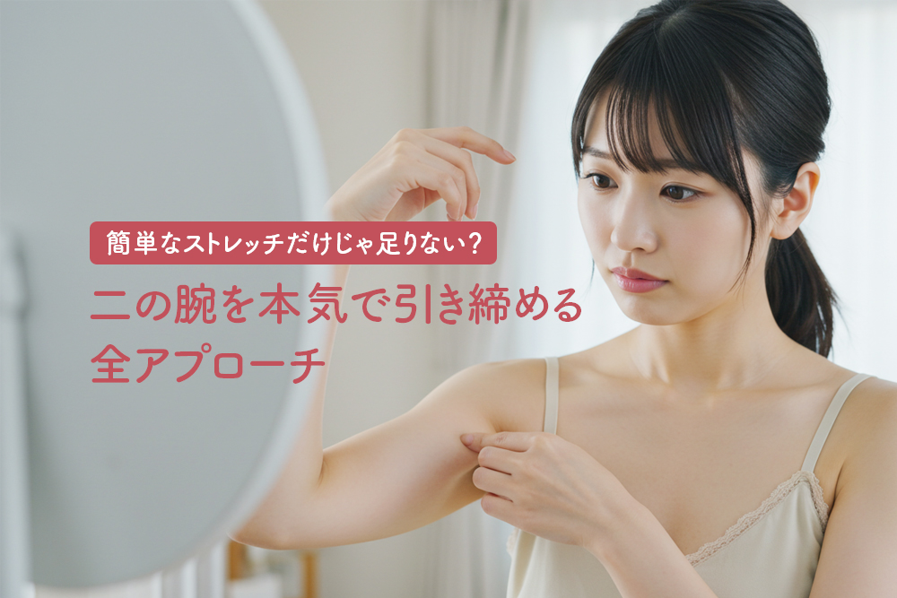 簡単なストレッチだけじゃ足りない？二の腕を本気で引き締める全アプローチ
