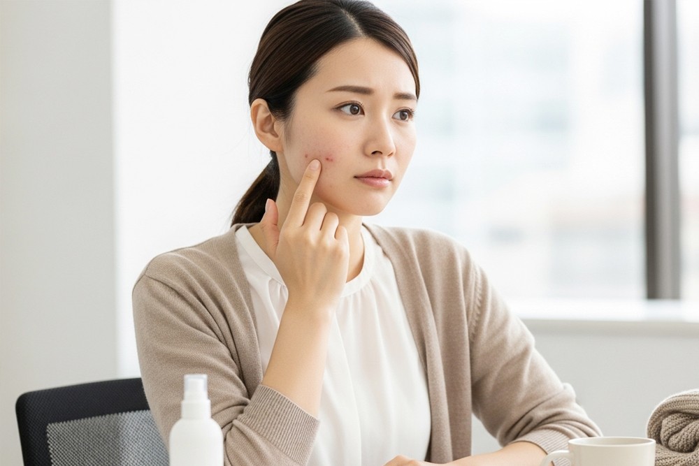 職場のエアコンによる冷えとニキビを防ぐ基本習慣