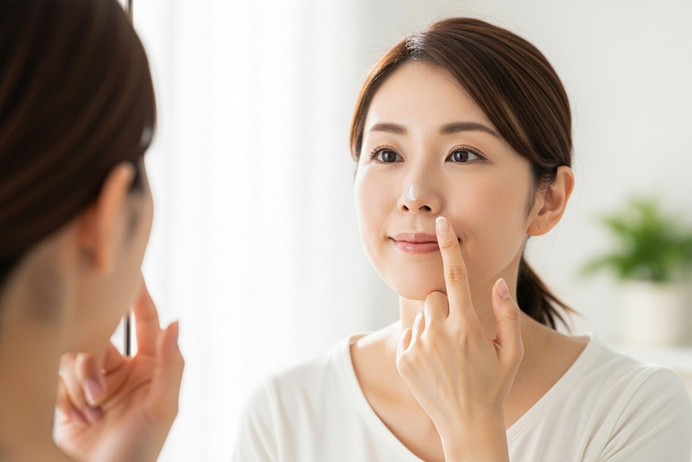 今日からできる 鼻の下を目立たせないスキンケアルーティン