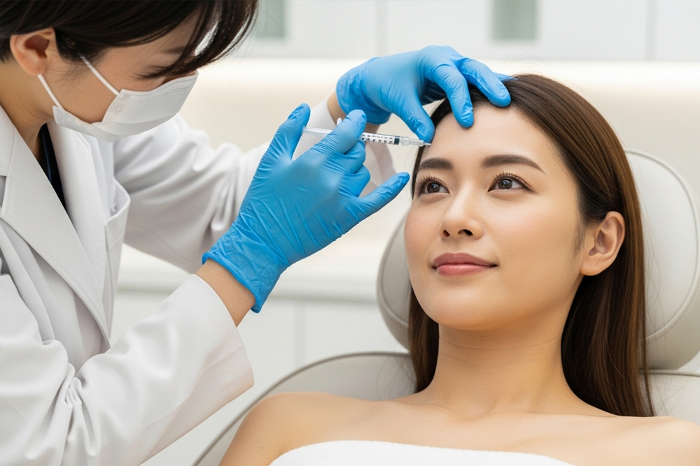 美容医療でサポートする 額のシワのエイジングケア