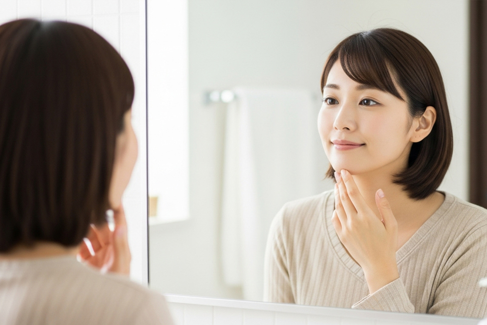 生理前や顎まわりのゆらぎに合わせたレチノール運用