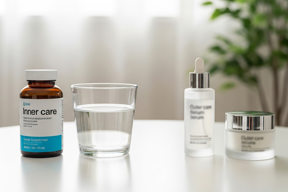 「飲む」と「塗る」の違い 内側ケアと外側ケアの線引き