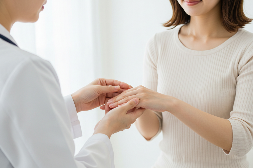 椿クリニックで受けられる手の美容治療
